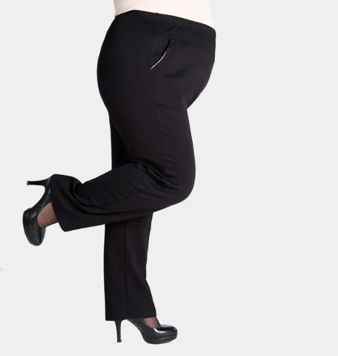 2020 женские брюки для офиса элегантные повседневные бархатные теплые черные