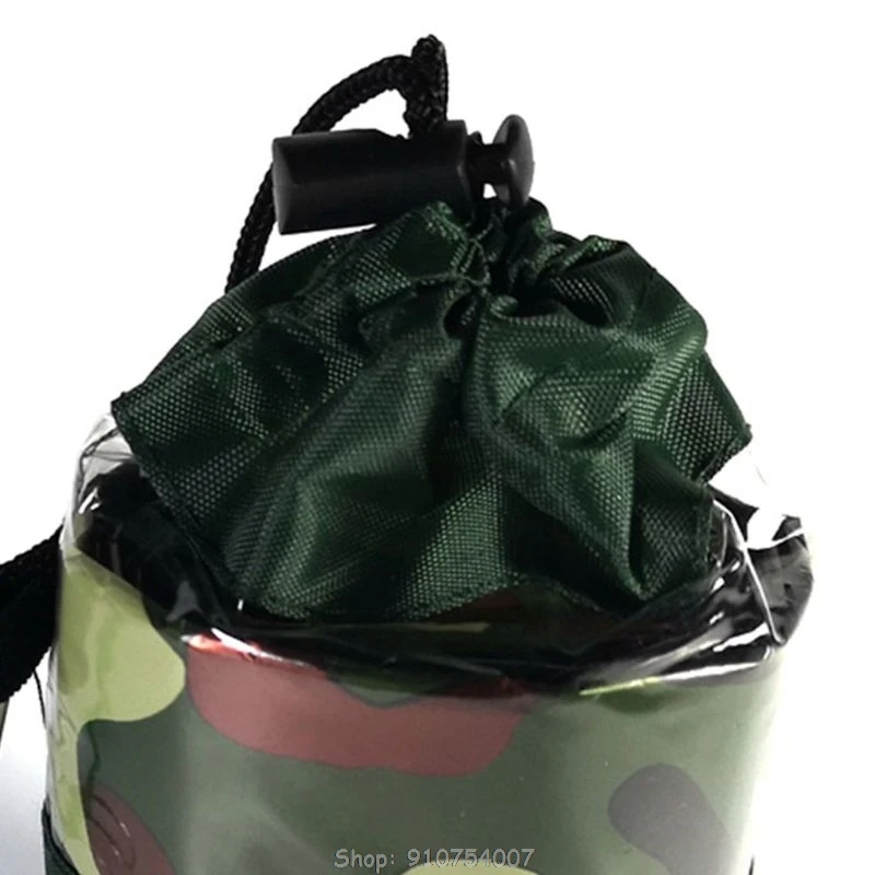 

Foldable Survival Double Sleeping Bag Warm Emergency Multipurpose PE Aluminum Film Durable Gadget for Camping N10 20 Dropship