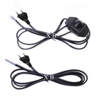 1,8 м Черный Белый ЕС США штепсельная вилка с регулируемой яркостью кабель светильник лятор света Лампа линия диммер контроллер настольная лампа провод питания 220 В переменного тока