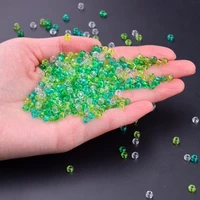 120pcsbag 4mm 60 uniform transparent glass seedbeads czech round spacer loose beads for diy hand craft sewing suppliers 10g
