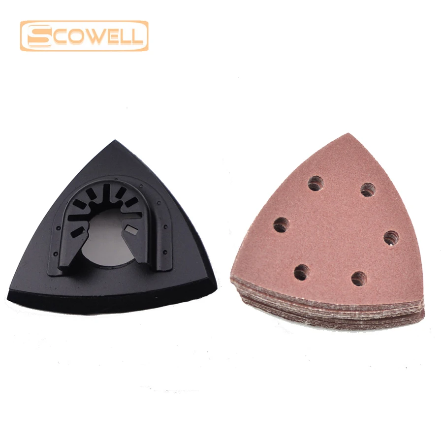 Бесплатная доставка: 40% OFF 26 шт наждачная бумага + треугольное шлифование pad