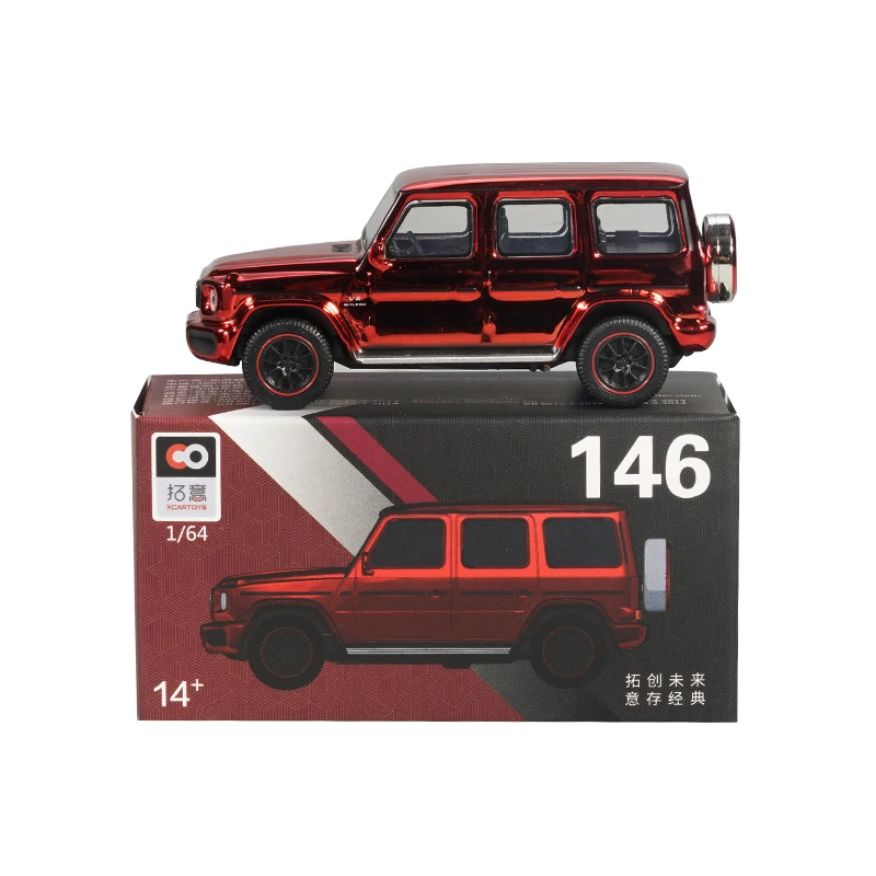 

Alloy Anti-real Model Toy Aotu For 1/64 Scale Off-road Car G63 Hyun Red No. 146 Fans & Friends Gift Show Boy Toys Cars