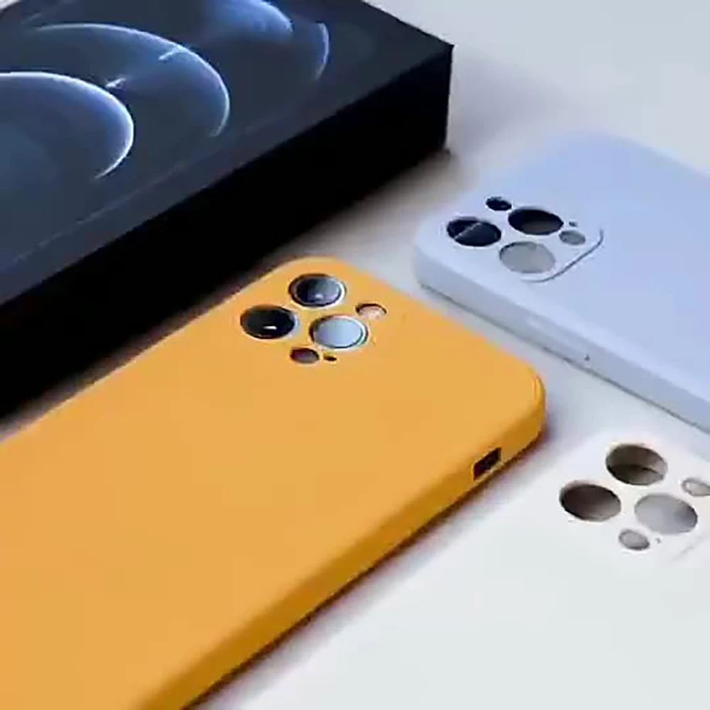 

Original Xiaomi MI 11 Liquid Silicone Mobile Phone Case Cover High-Quality Full Protective Back Shell For xiaomi mi11 & Logo