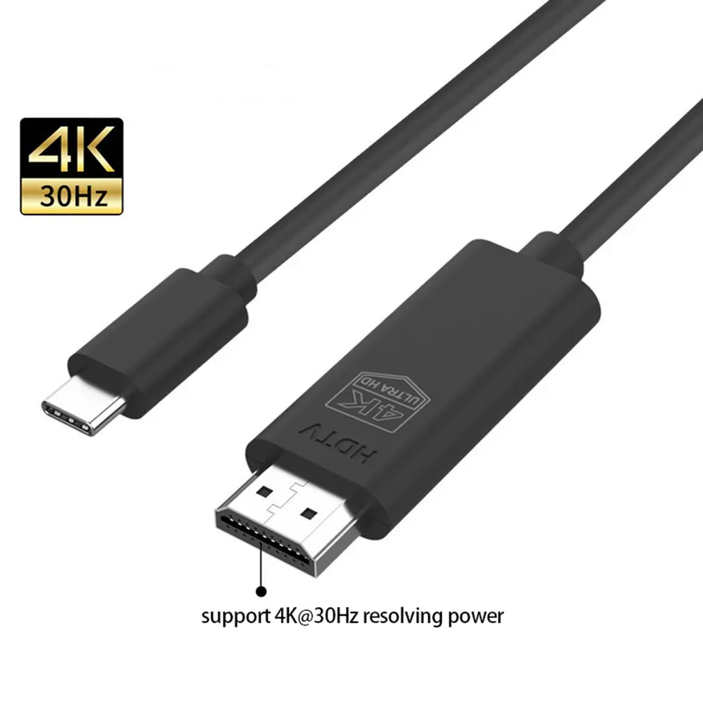 

Type C to HDMI-compatible Cable 4K Type c HDMI-compatible Adapter for MacBook Samsung Galaxy Huawei Xiaomi