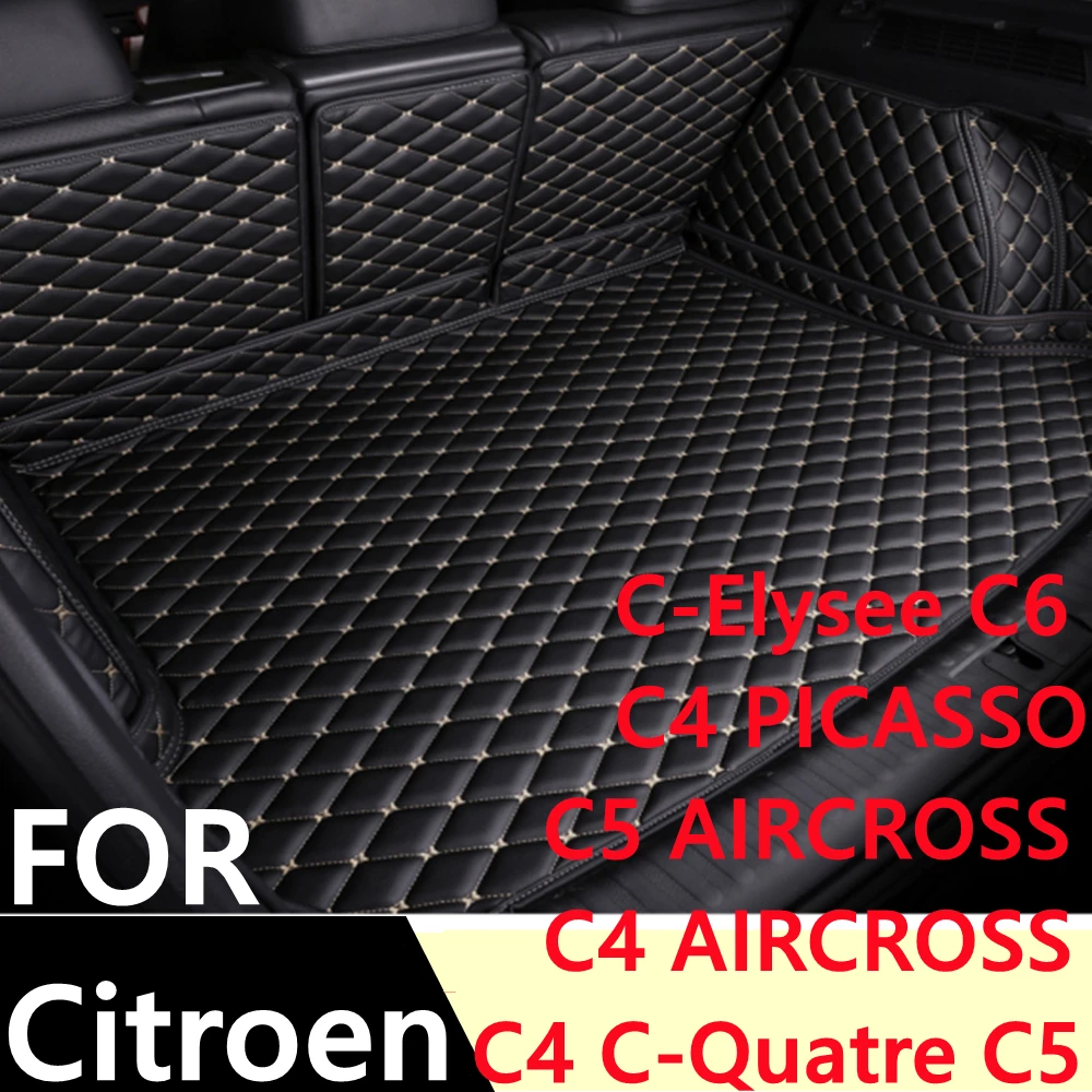 

SJ Custom Fit полный комплект водонепроницаемый автомобильный коврик для багажника задний поднос для багажника Накладка для багажника для BMW 5 7 с...