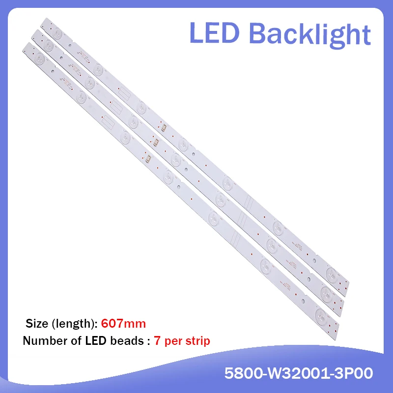 32-дюймовая Светодиодная лента для подсветки 7LED 5800-W32001-3P00 | Компьютеры и офис