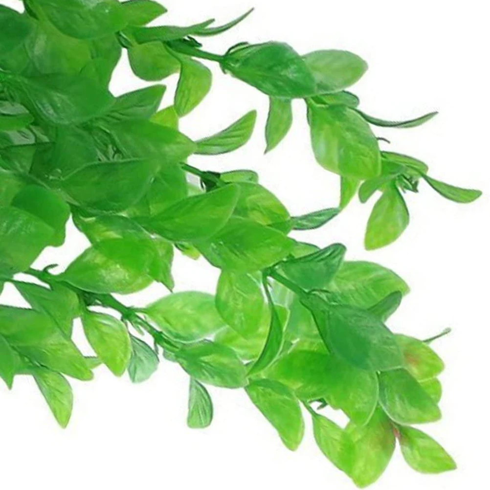 

10pcs Aquarium Decoration Green Plastic Artificial Grass Fish Tank Ornament Aquarium Decor