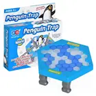 Мини-ловушка для пингвинов, для родителей и детей, Интерактивная вывеска, настольная игра для дома, игрушки для детей, семья, блок льда для спасти пингвина