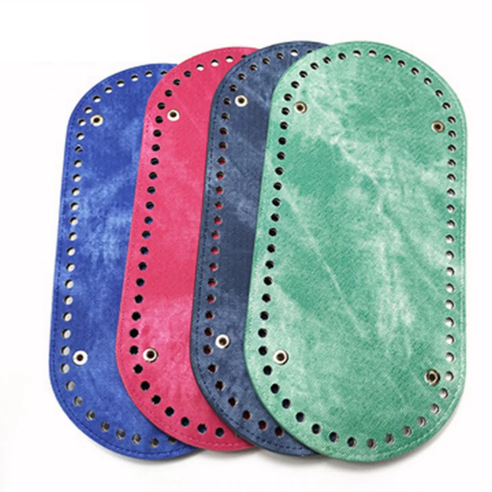 

25x12cm Leather Bag Bottoms DIY Handmade Oval Long Bottom Bag Accessories For Knitting Bags Handbag Crossbody Bags Bottom
