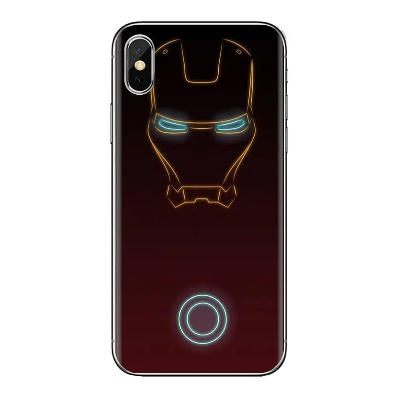 Мягкий корпус Чехол Мстители Железный человек дуговой реактор для Xiaomi Mi3 samsung A10 A30
