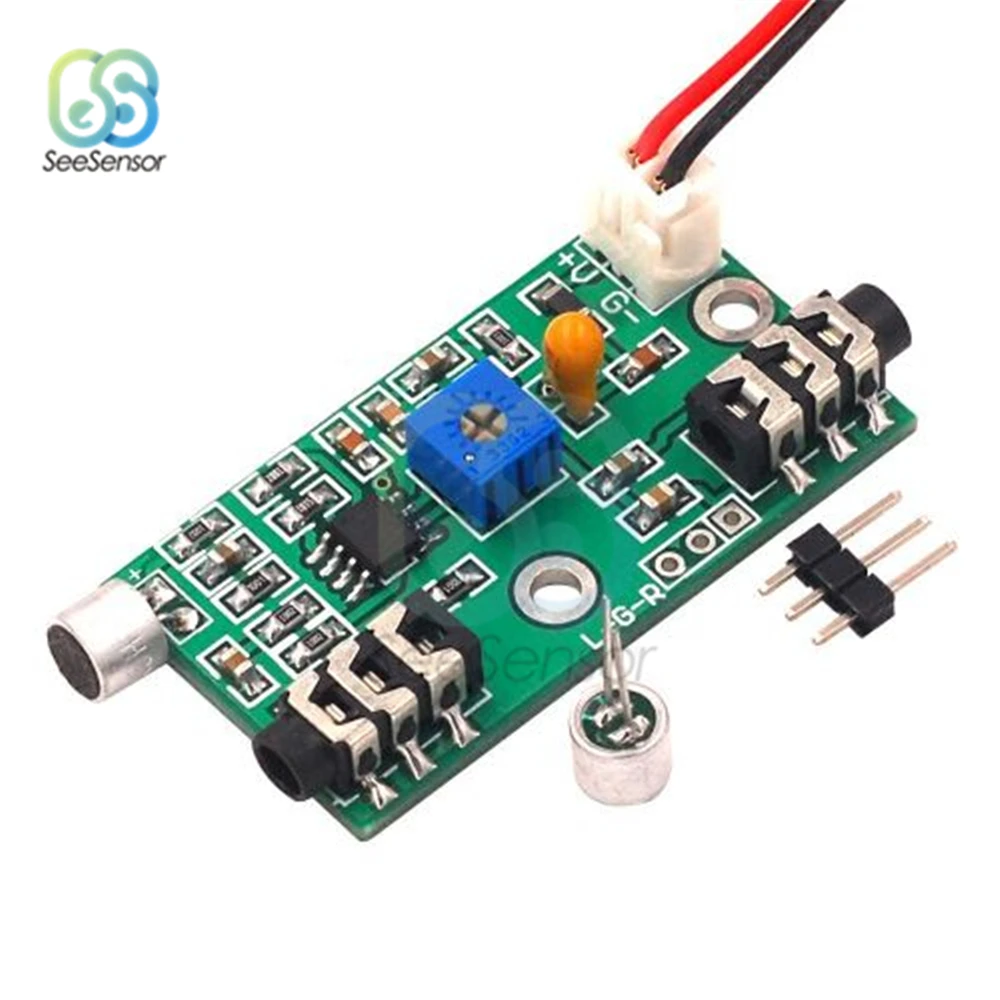 Микрофон пикап микрофон усилитель модуля усиление Регулируемый аудио цепи