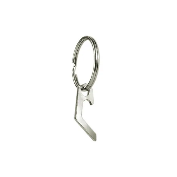 1 PCS SILIVER Портативный Красочный EDC Мини-открывашка для бутылок брелок с инструментами Открытый EDC Кемпинг оборудование карманные легкие инструменты - Цвет: 1 PCS SILIVER