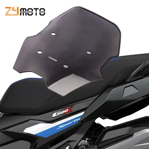 Motorcycle Windscreen Windshield Deflector Protector Wind Screen For Bmw C400x C 400 X 2019 2020 202