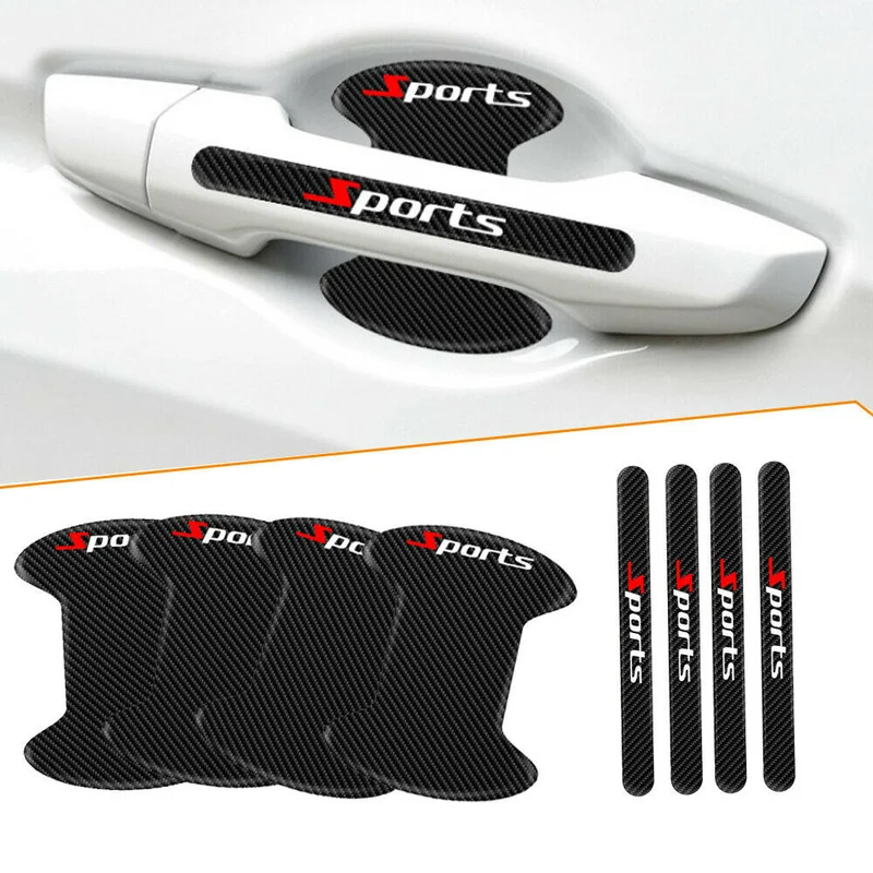 8Pcs/Set Black Car Door Handle Bowl Sticker Protector Films Handle Protection Sticker Anti Scratch Cover Accessories 8Pcs/Set Black Car Door Handle Bowl Sticker Protector Films Handle Protection Sticker Anti Scratch Cover Accessories
