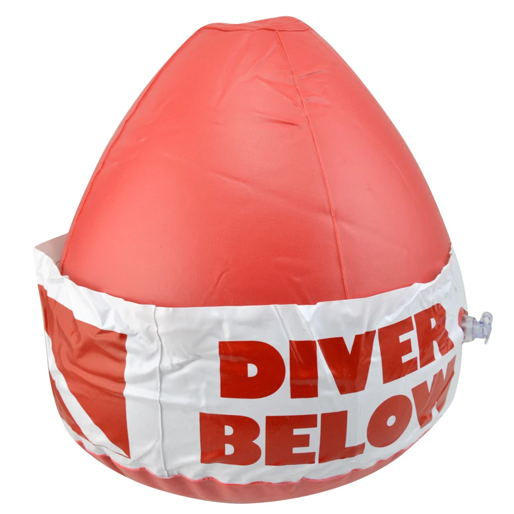 

FB-3233 PVC Diving Floating Buoy with Dive Flag Scuba Diving Flag Surface Marker Buoy Warning Sign