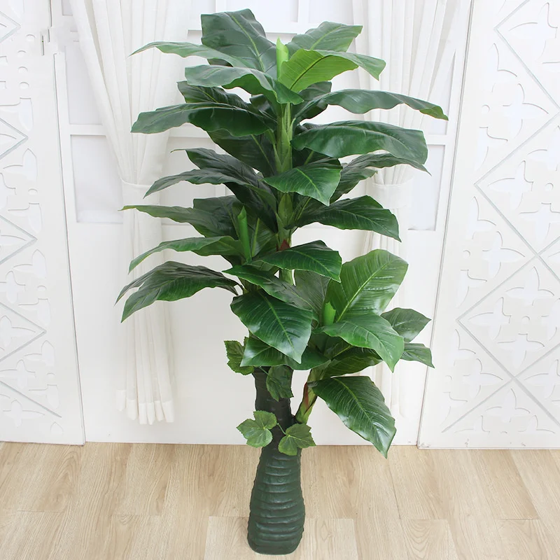 Искусственное капающее гуанинское растение 160 см пластиковое бонсай зеленое для