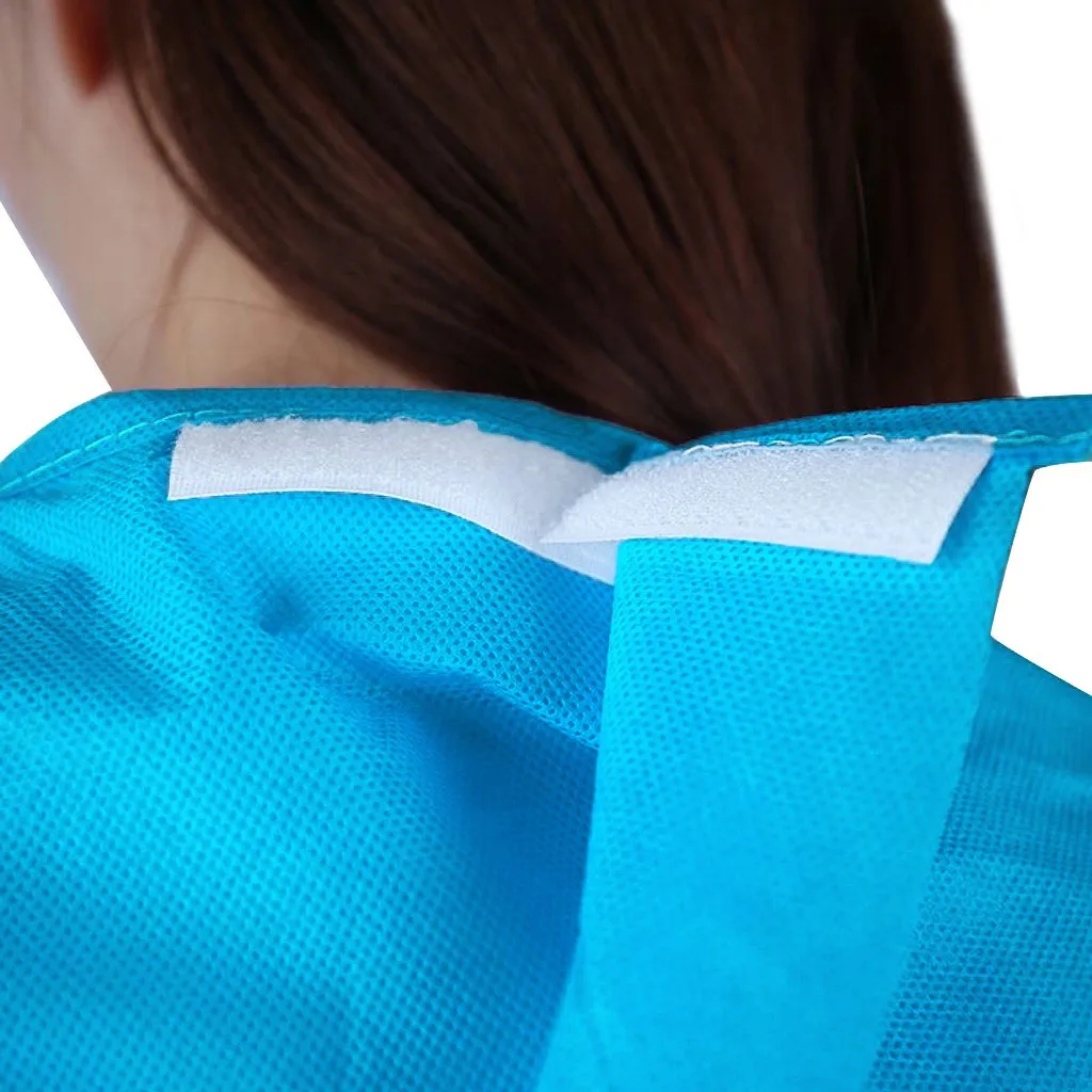 

Unisex Protective Isolation Clothing With 25pc Disposable Mask Waterproof Dustproof Nursing Gown Breathable Coveralls A30