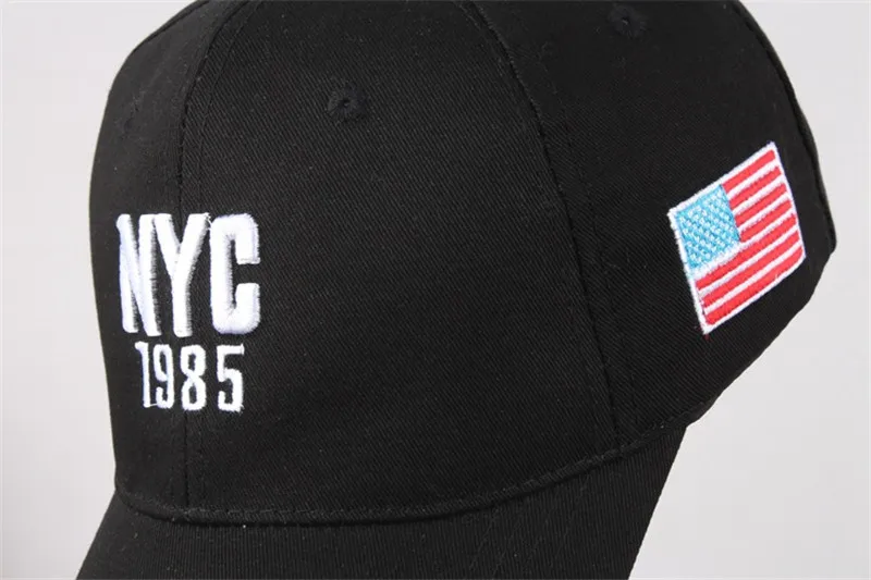 Бейсболка унисекс хлопковая с вышивкой американским флагом 1985 | Аксессуары для