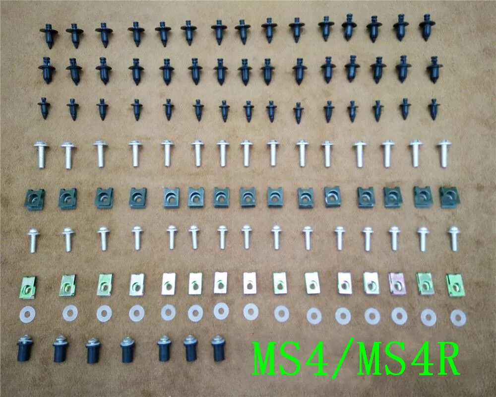 

Обтекатель кузова Комплект болтов Винты для подходит для DUCATI MS4/MS4R 2001-2006