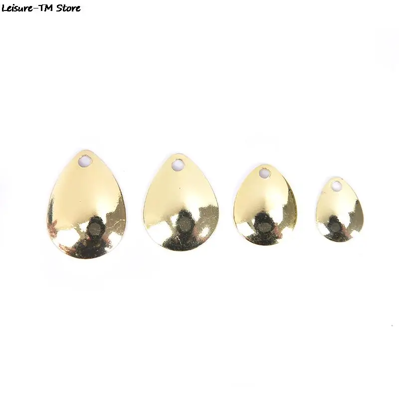 20 шт./лот Спиннер кольца лезвия гладкие ложки снасти поделки приманка Рыболовный