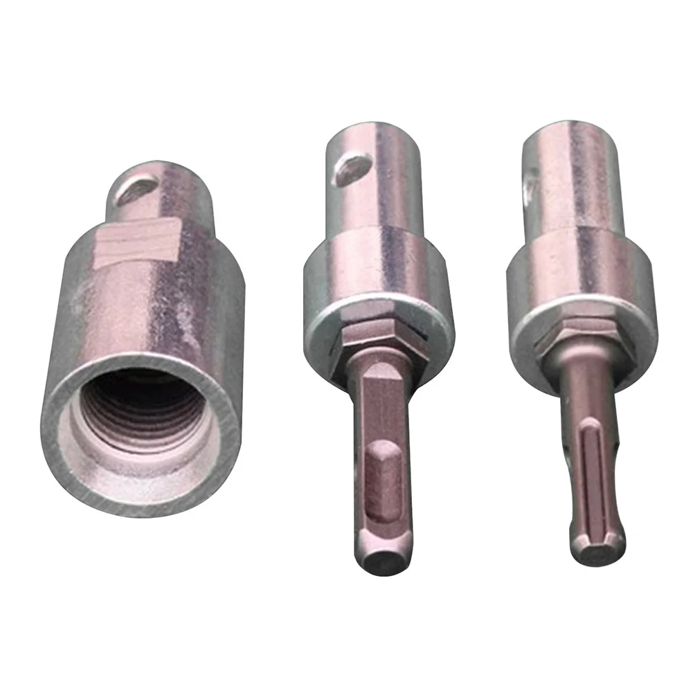 

Power Tool Drill Bit Adapter Accessories Square Earth Auger Converter Durable Arbor Electric DIY Shank SDS Head Universal
