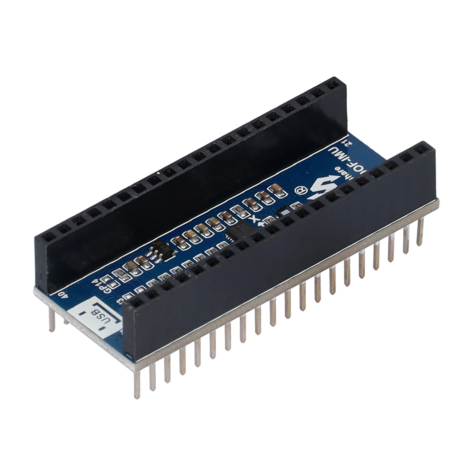 

RP2040 Module Expansion Board Expander Board 10-Axis Sensor Communication Control Motherboards for Raspberry Pi Pico