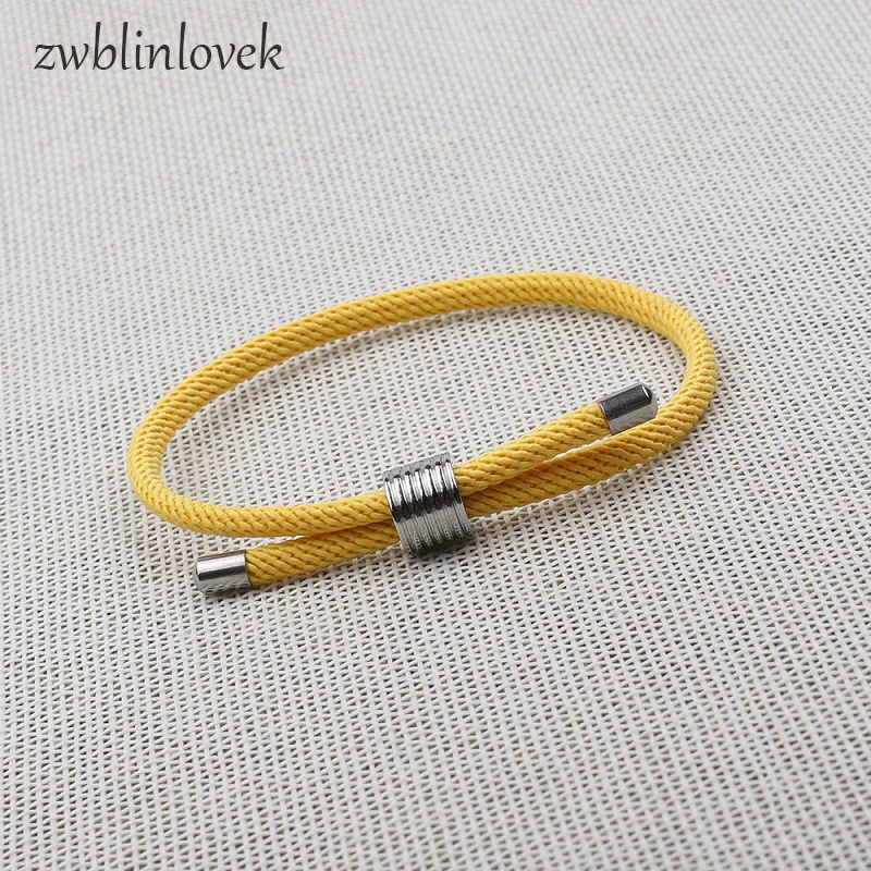 Модные Милана веревки цепи Многослойные браслеты для выживания мужские