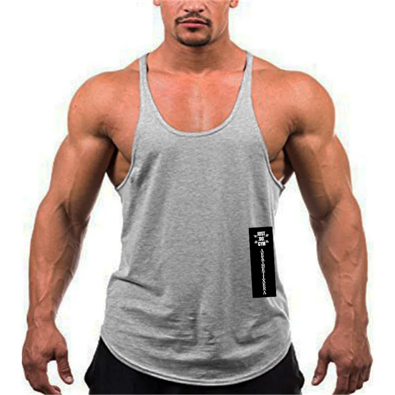 Брендовая одежда для тренажерного зала майка мужчин бодибилдинг фитнес без
