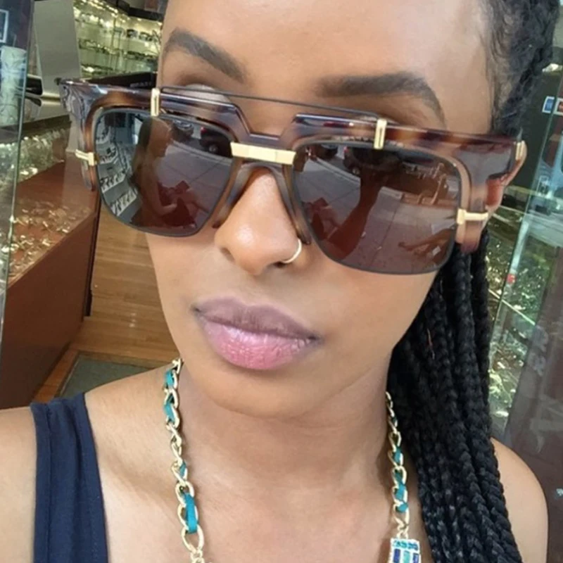 Очки IVSTA CA2207 с полуободковой оправой мужские большие солнцезащитные в стиле