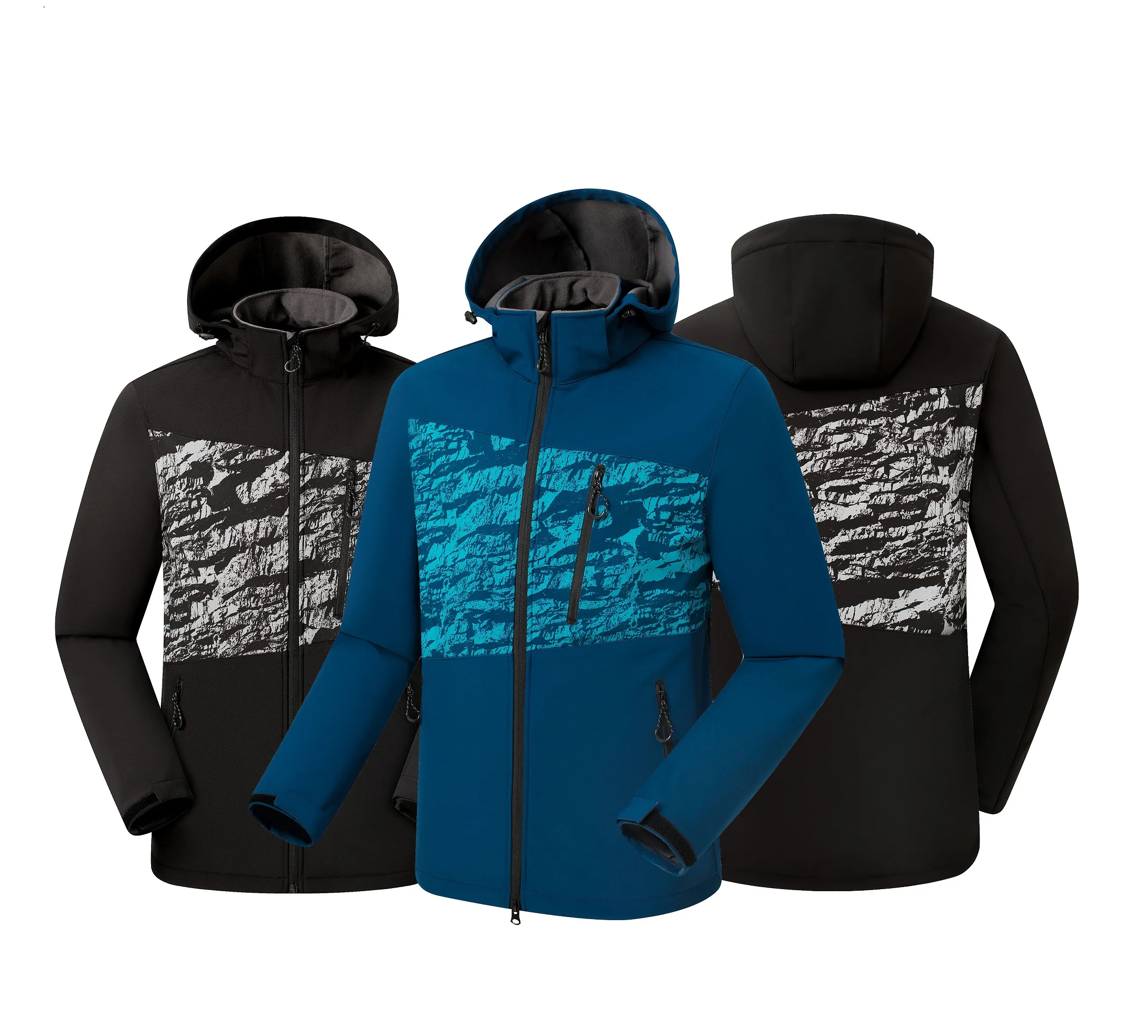 Мужская Флисовая куртка и брюки ветрозащитная Водоотталкивающая для походов