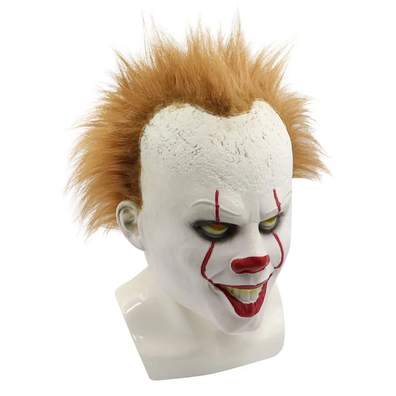 2019 stephen King's It Mask Pennywise Joker Full Face Overwatch аксессуары для косплея страшная маска