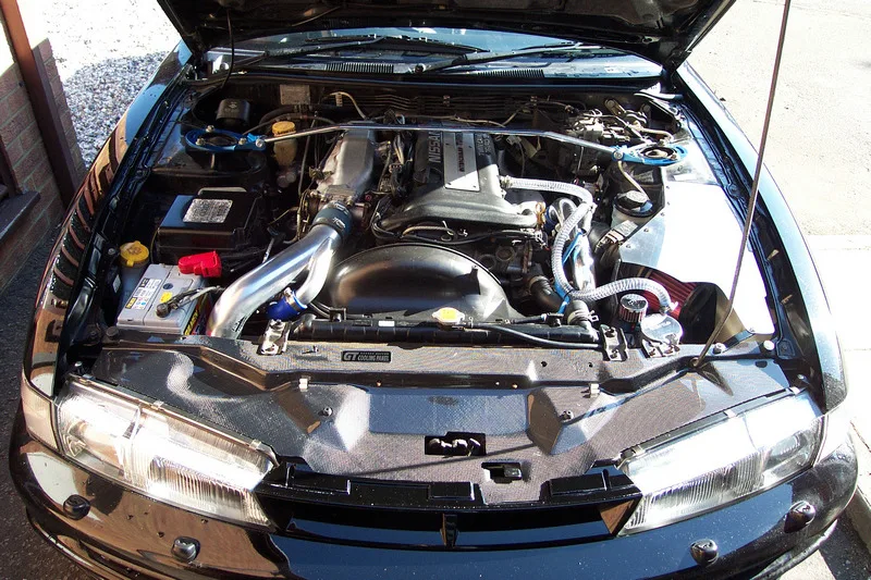 Панель охлаждения из углеродного волокна с глянцевой отделкой комплект кузова