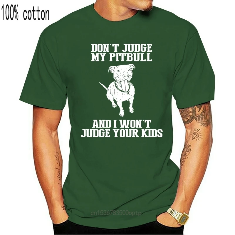 

Новинка, черная футболка с надписью «не оценивать мой питбулл и я не оценю ваших детей», для любителей собак, крутая Повседневная футболка с ...