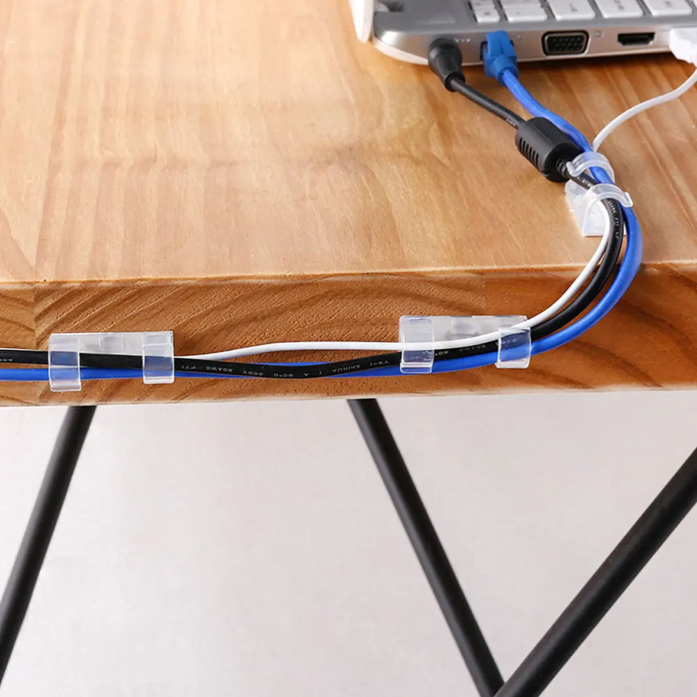 

52pcs Wall Wire Organizers Cable Organizer Holders Cable Management Buckles