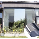 Светоотражающая Серебристая односторонняя зеркальная пленка для окон SUNICE 1,52 м x 5 м, самоклеящаяся защитная пленка для окон для конфиденциальности, для завода, офиса, дома