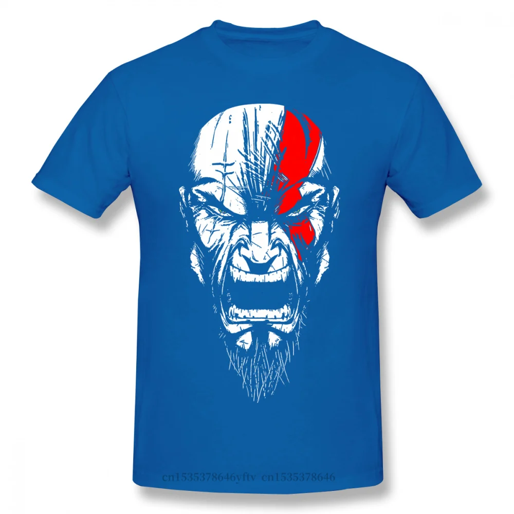 

2021 Leisure Fashion cotton T-shirt God of War Greek Mythology Kratos Athena's Blades Game s Funny Tops Essential Pure Harajuku