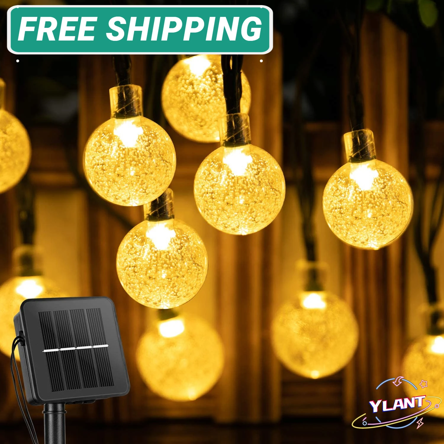 

Outdoor Solar String Lights 20/30/50/100 LED Light with 8 Mode IP65 Waterproof Solar Powered Patio Light Garland Street Lighting