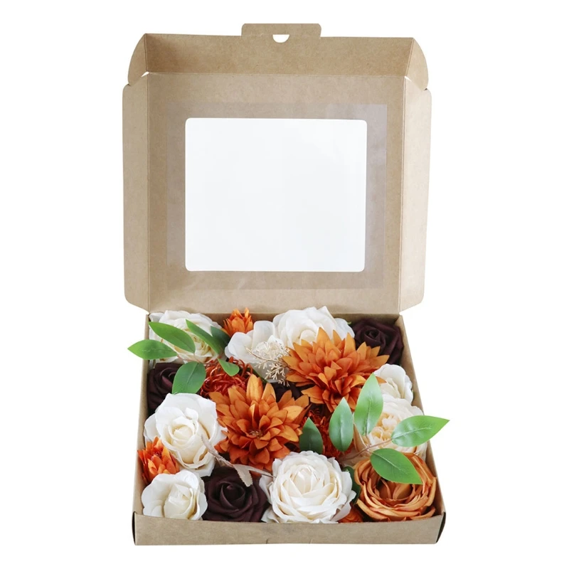 

Retro Roses Wedding Decorative Scrapbooking Home Decor DIY Gifts Box for Women G2AB