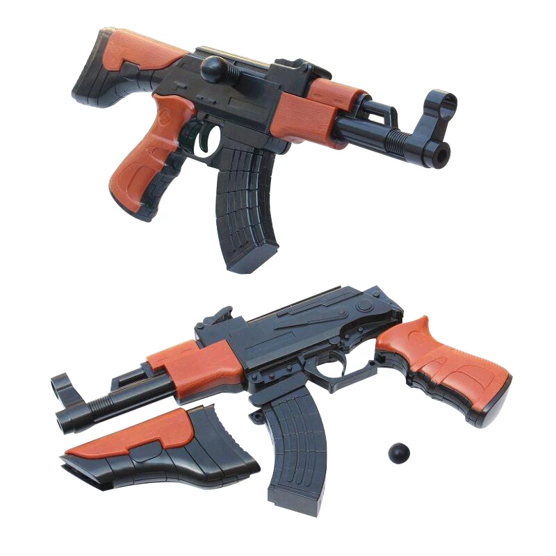 AK47 строительные блоки пистолет игрушка для детей Сборная модель съемки