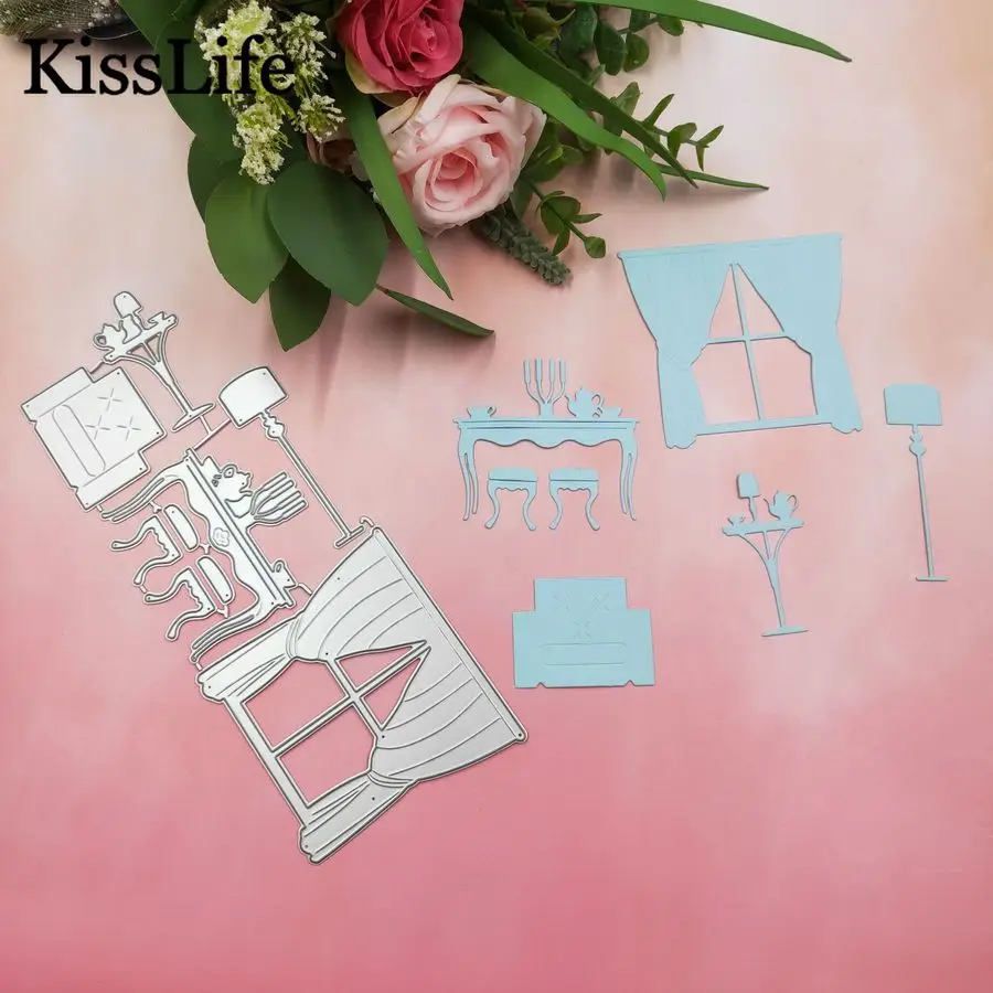 Изящная мебель туалетный столик окна легкое тиснение металлические Вырубные