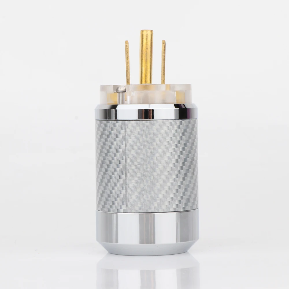 Кабель питания с позолоченным штекером из углеродного волокна Hi-Fi для