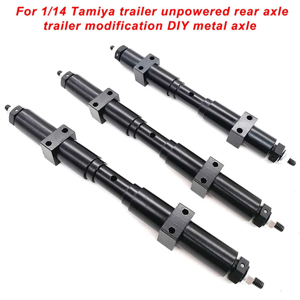 

RC Car Metal Unpowered Axle 120MM 140MM 167MM for 1/14 TAMIYA Tractor Trailer High Quality Replacement Spare Parts