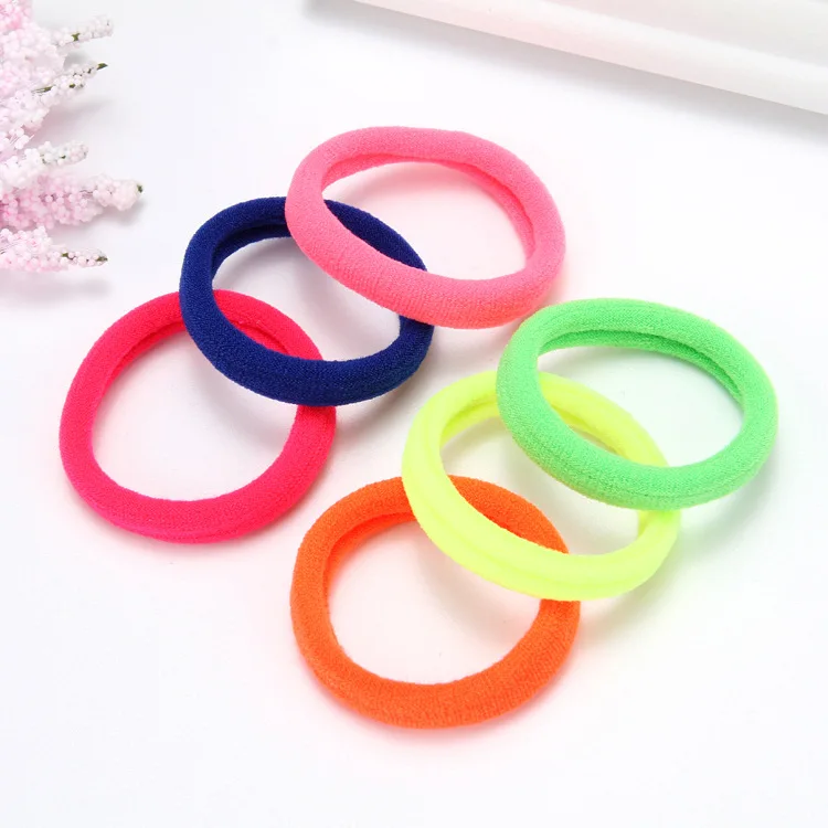 50 шт. Однотонные резинки для волос в Корейском стиле |