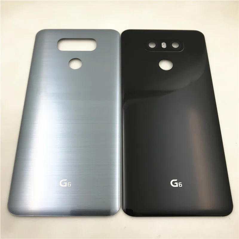 

For LG G6 LS993 US997 VS998 H870 Battery Cover Rear Glass Door Battery Cover With Camera Lens + Adhesive