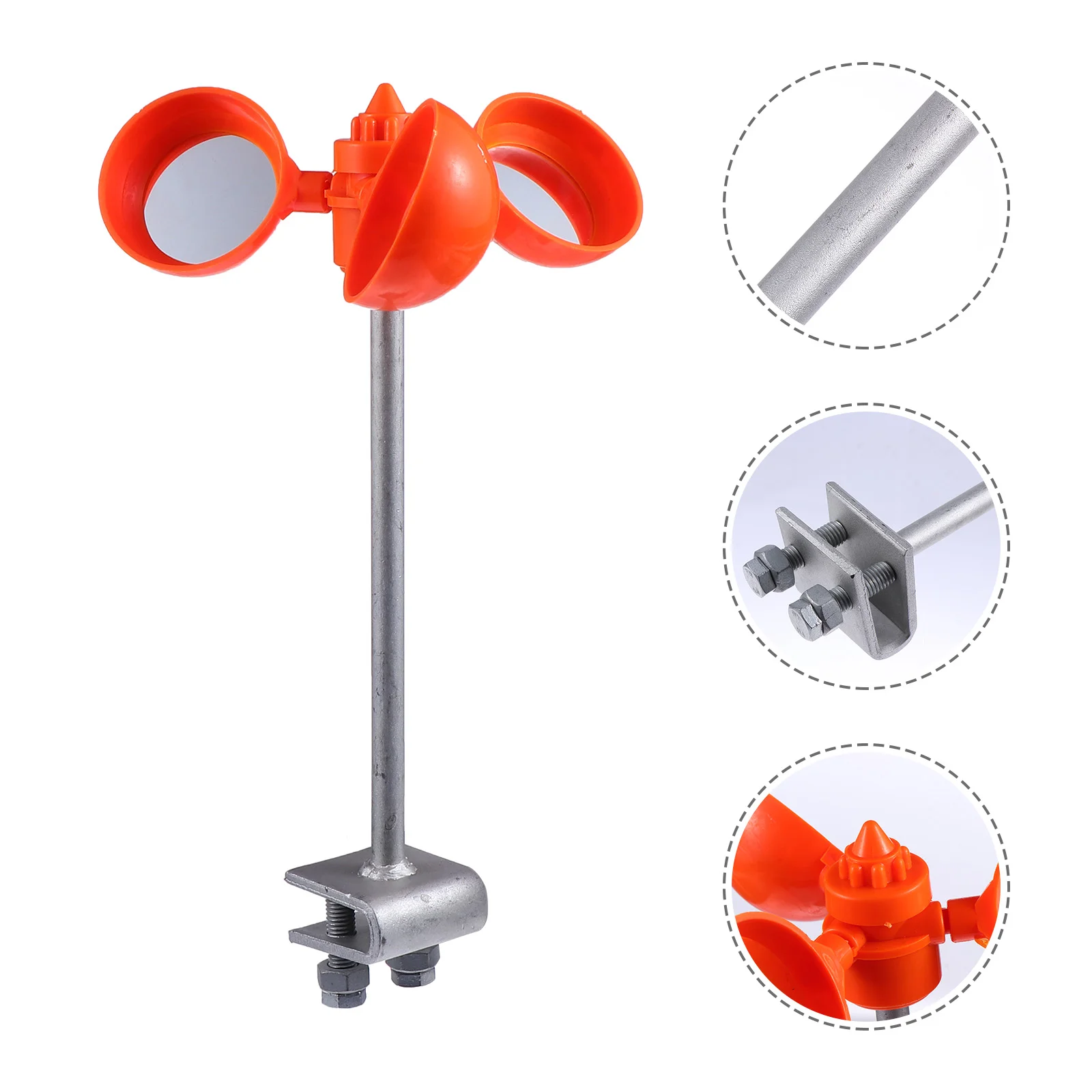 

Reflective Mirror Pinwheel Bird Repellent Deterrent Scare Repeller Device