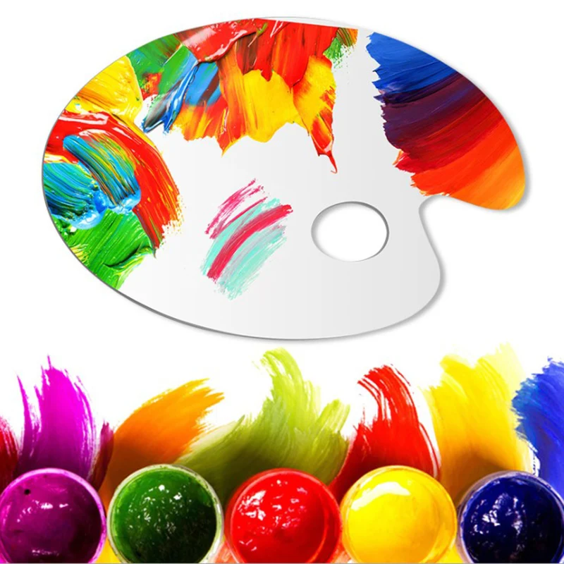 

Acrylic Paint Palette Transparent Gouache Artist Paint Mixing Palette Watercolor Watercolor Mixing Tray