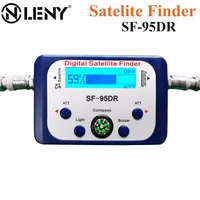 digital satellite finder sf 95dr meter satlink receptor tv signal receiver sat decoder dvb t2 satfinder