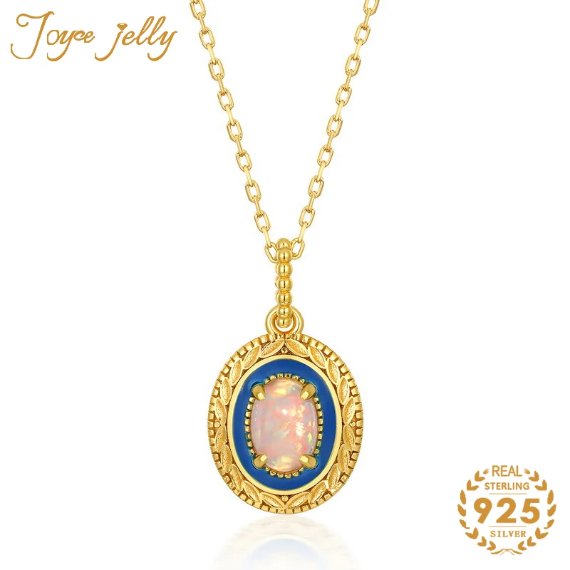

JoyceJelly women Fashion Necklace New Style Wedding Jewelry Gold Color Gemstone Hot Selling Retro Classic Party Gift Wholesale