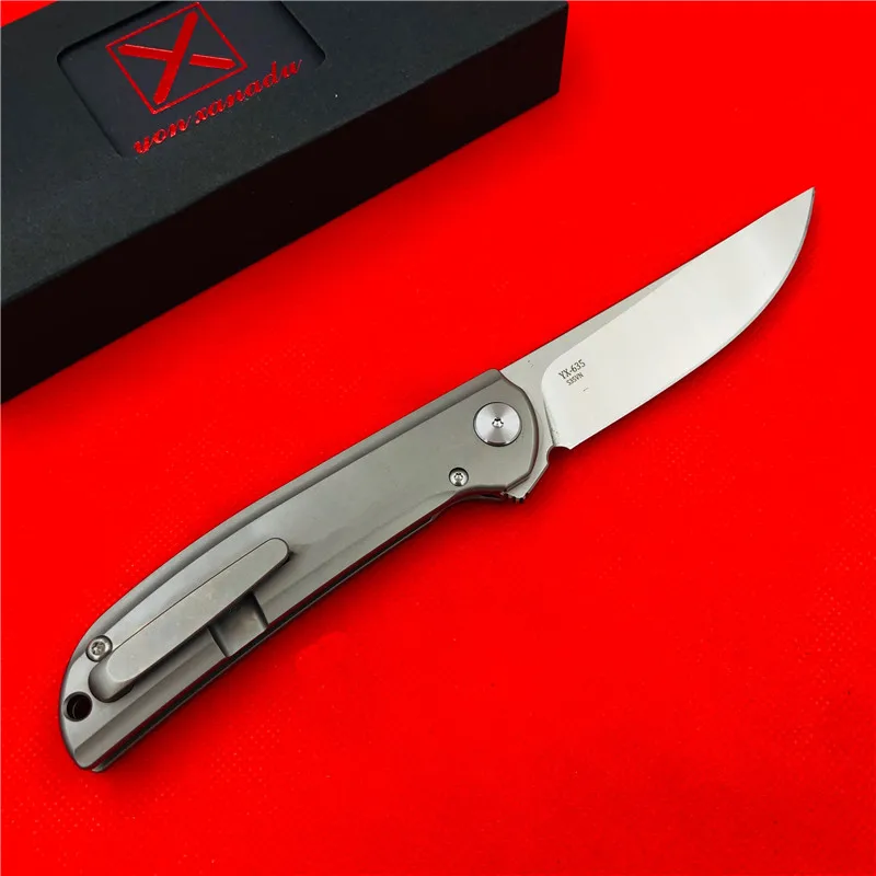 Оригинальный компактный складной нож Yon Xanadu s35vn ручка из титанового сплава
