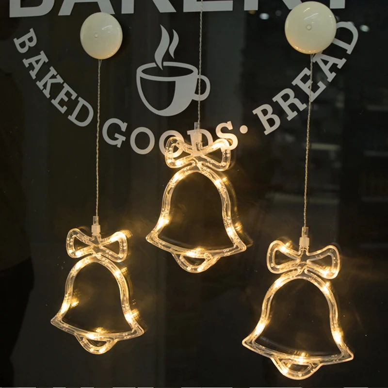 Красивая светодиодная гирлянда в виде лося Рождественский Декор подвесная